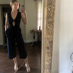 Rachel Roy Navy Jump Suit with Tied Top